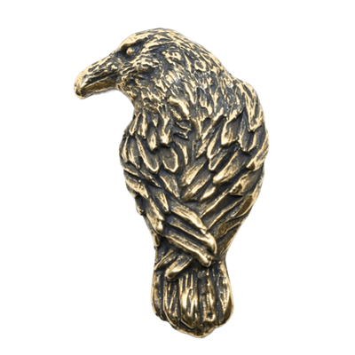 Брошка "Ворон" 23023