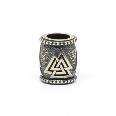 Бусина "Валькнут" 5.5 мм внутр 22808