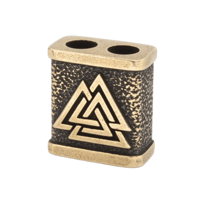 Бусина прямоугольная "Валькнут" 22440