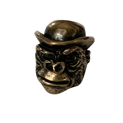 Бусина "Горилла в шляпе" 22121