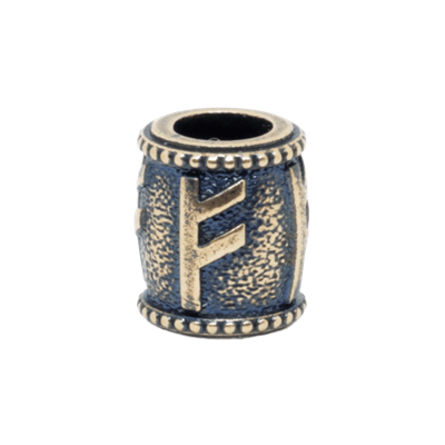 Бусина "Руна Феху" 5.5 мм внутр 23072