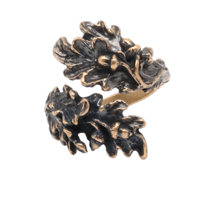 Кольцо "Дубовые листики" (17-19.5) 23303