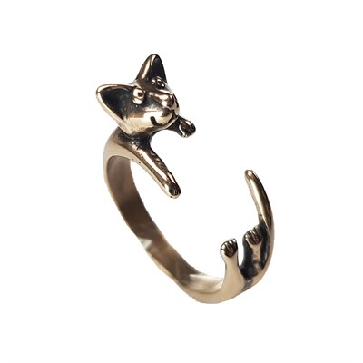 Кольцо "Кошка" (16-18) 21490