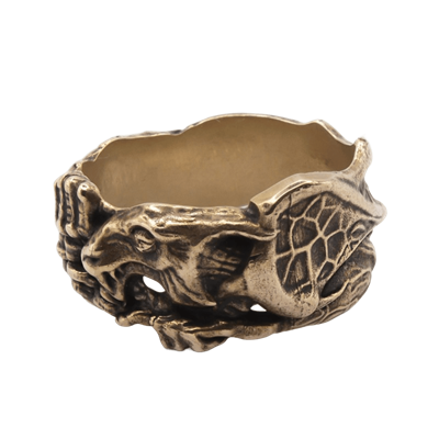 Кольцо "Дракон с сокровищами" (20,5) 22107