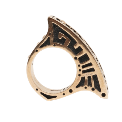 Кольцо веерное "Лабиринт" (17) 23471