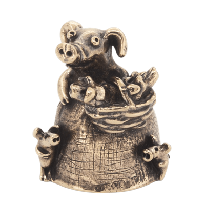 Напёрсток "Свинка с поросятами" 21551