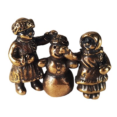 Дети и Снеговик 21352