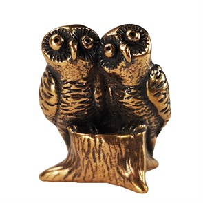 Пара сов на пеньке 21422