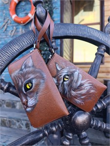 Кошелёк "Галеас" авторский (глаз) 23585