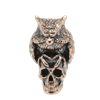 Бусина "Сова с черепом" 23324